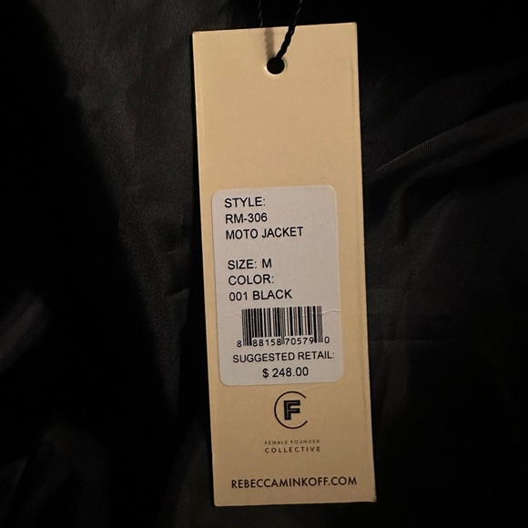 Rebecca Minkoff vegan leather jacket - Picture 4 of 5